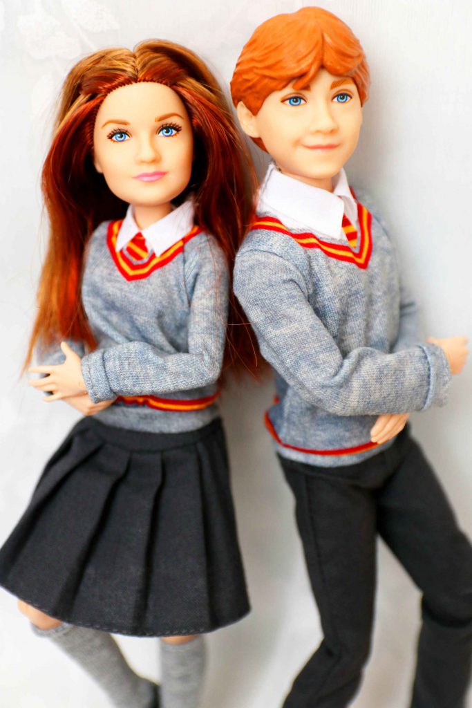 Ginny and Ron Weasley dolls by Mattel