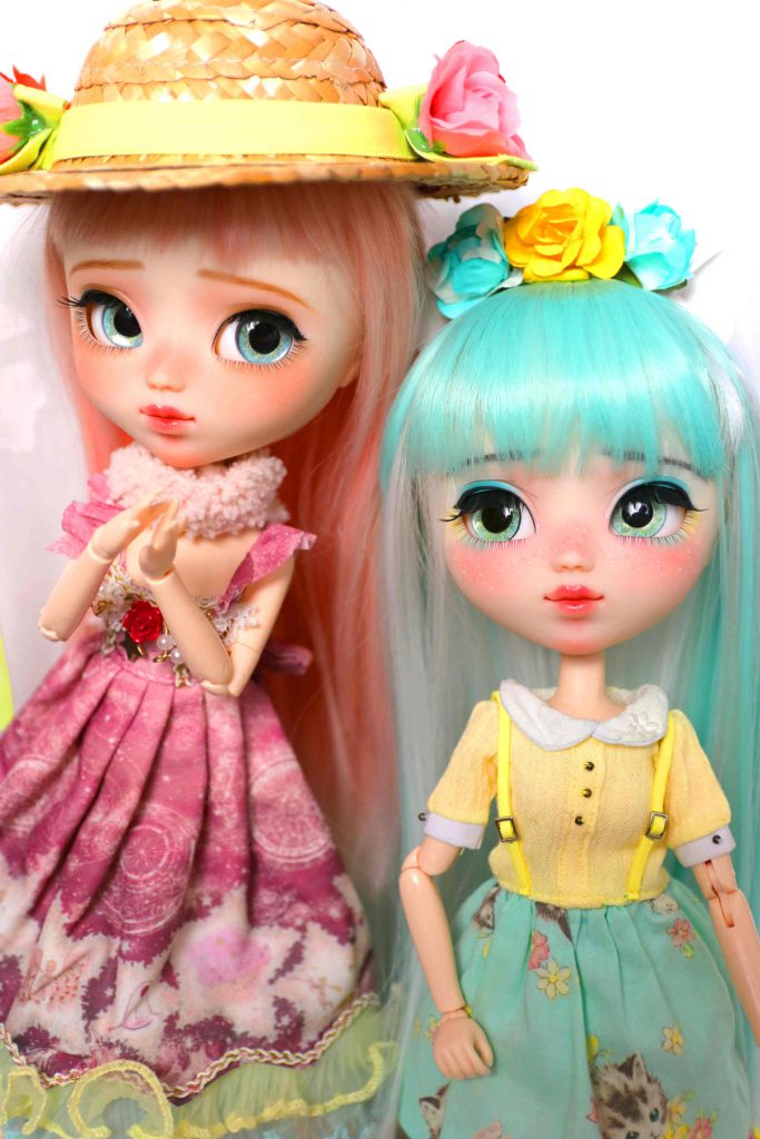 My summery flower girls Ruri & Mayu!